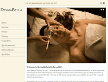 Tablet Screenshot of dermabella.com